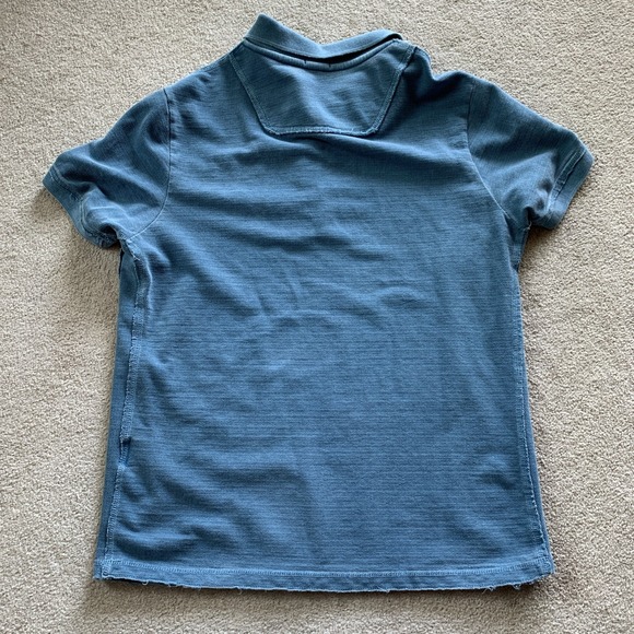 Jet Lag Jetlag Men's Regular Fit Blue Pocket Polo Shirt Size‎ L Raw Hem Cotton - Picture 8 of 8